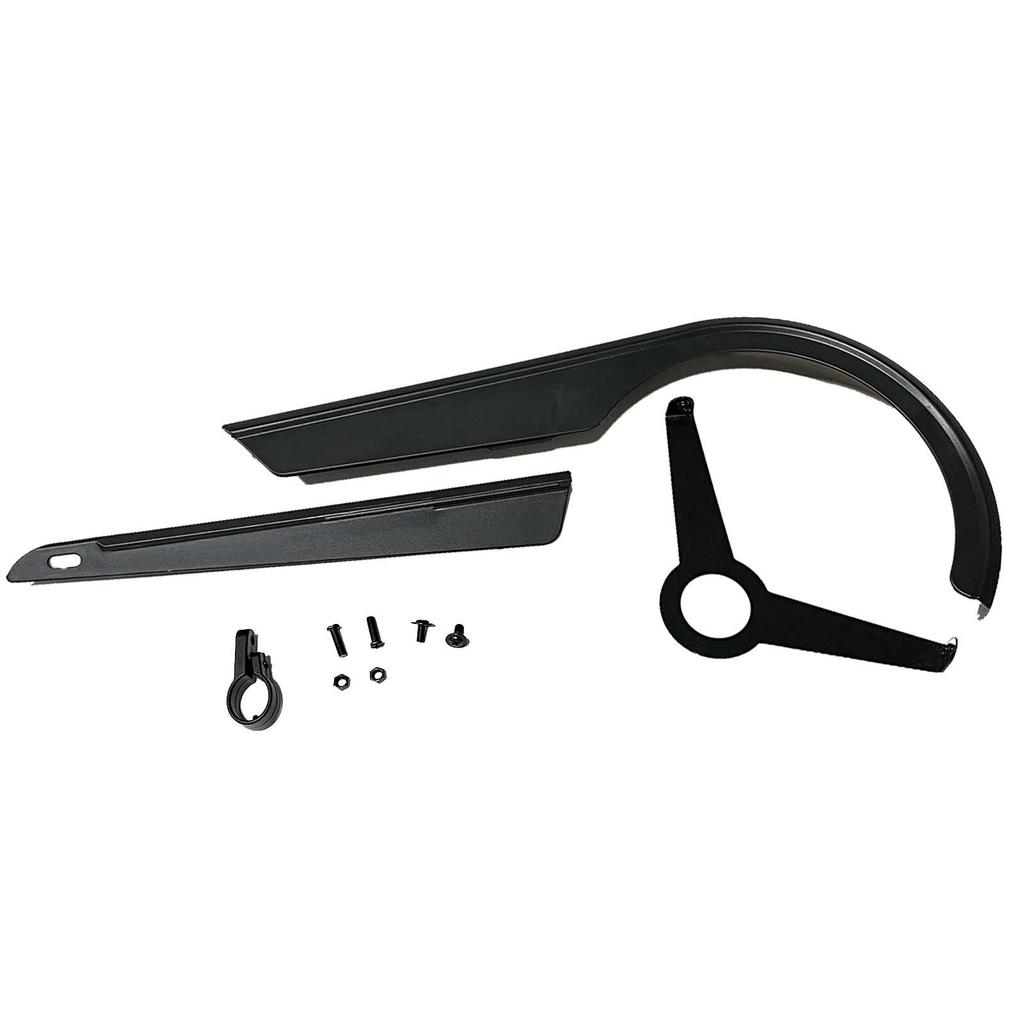 Bike Chain Cover, 48-52T Bike Chain Guard, Crankset Protection Protective Cover, Bicycle Chain Guard Cover, Black