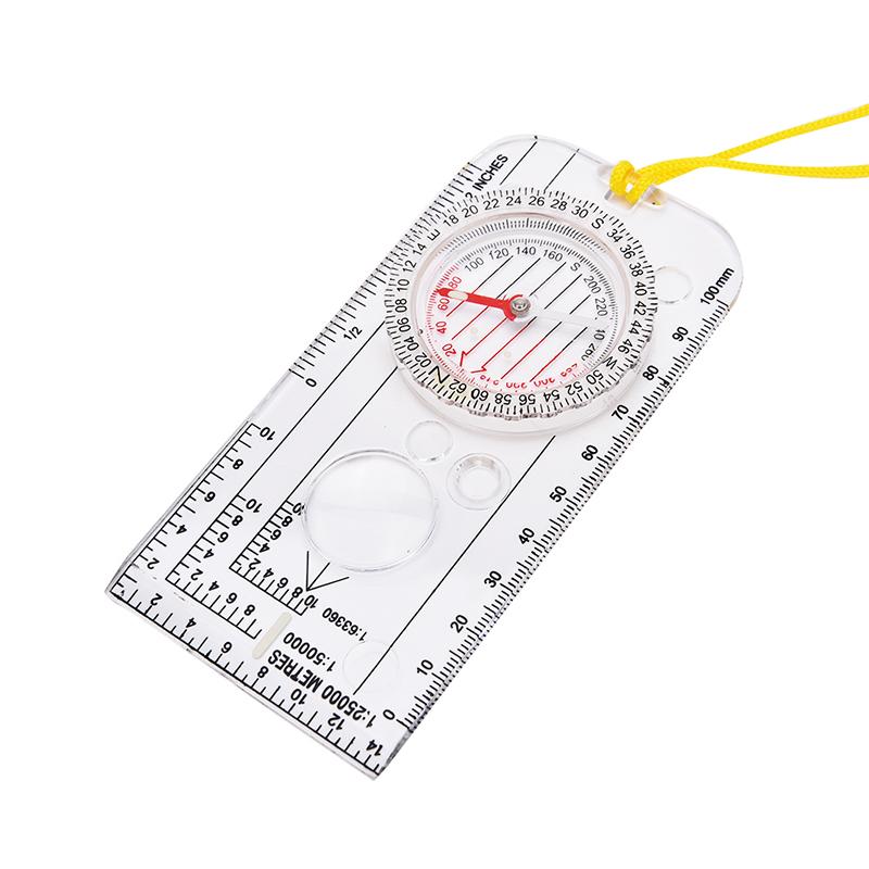 Magnifying Compass Army Scout Hiking Camping Boating Map Reading Orienteering