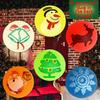 10Pcs Mini Christmas Theme Pattern Stretch Ball Game for Christmas New Year Carnival Party Supplies Best Gift Filler Prize Award