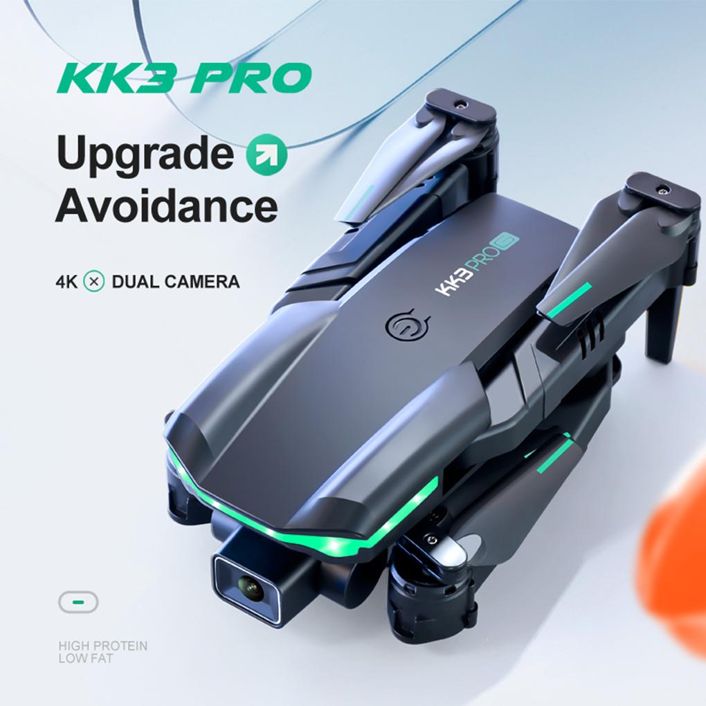 4K High Resolution Remote Control Drone Portable Camping Hiking RC Camera Quadcopter Rechargeable Aircraft Toy Holiday Present
