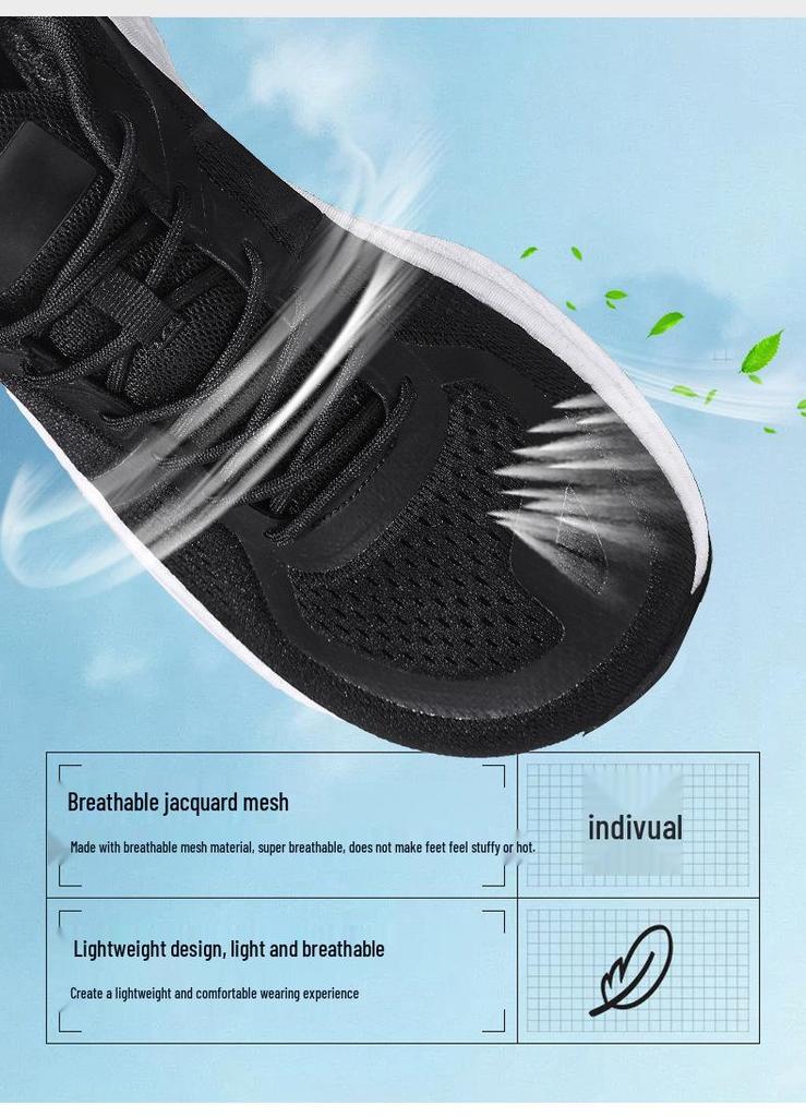 Cross 4E Wide Running Shoes - Men's Breathable Wide Toe Sport Shoes for Fat Feet