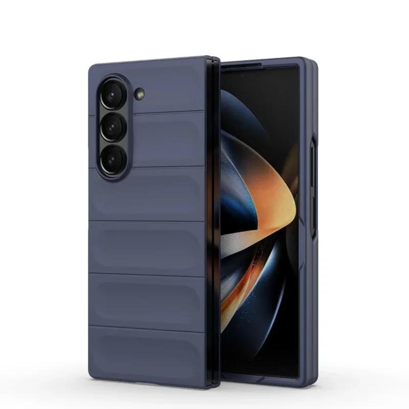 Case For Samsung Galaxy Z Fold 7 6  4 Galaxy Z Flip 7 6  4 Silicone Protective Cover Coque Capa Fundas
