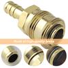 1 Set Air Compressor Hose Connector 10mm Self-Tightening Hose Clamp 47mm X 10mm  For Air Hose Lines And Pneumatic Tools Parts