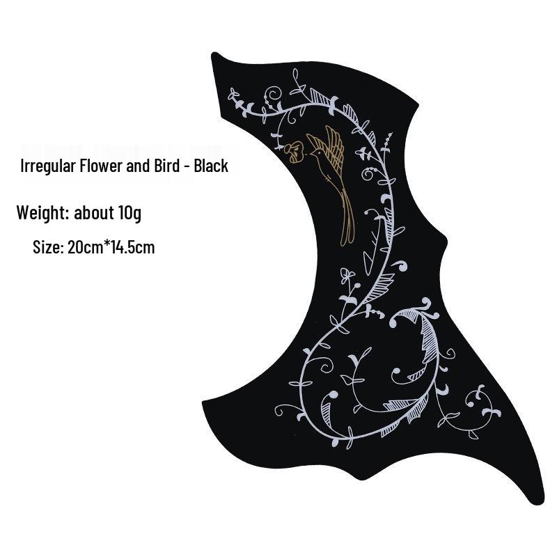 Naklejka panelowa pickguardu gitary chroniąca przed zarysowaniami dla gitar 38-41 calowych - Ochrona strun