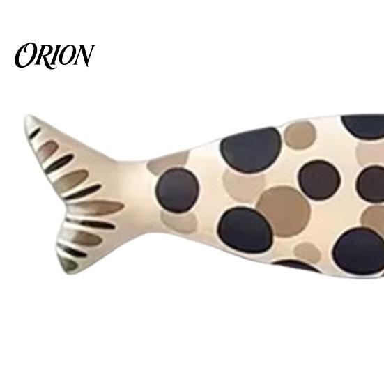 Indoor Outdoor Wall Decor 4Pcs Wooden Fish Decor, Rustic Farmhouse Ocean Art, Vintage Beach Style Decoration Nautical Coastal Theme for Home