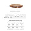 Meier Pure copper buckle handmade genuine leather belt female first layer cowhide casualeasiest for match women's belt