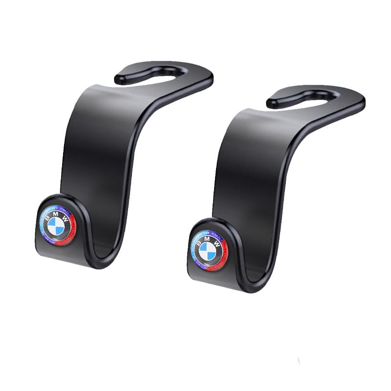 Car Headrest Hooks Hanger Bags Seat Back Organizer Holder Clips Auto Fastener Hooks For BMW Series i3 i4 G07 G06 G05 G02 G01 F48