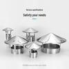 Stainless Steel Chimney Rain & Wind Cap Flue Cover, 160mm Exhaust Vent Cap