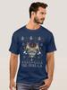 Nordic Warrior Christmas Sweater FaLaLaLa Valhalla TShirt 100 Cotton ONeck Short Sleeve Casual Mens Tshirt Streetwear