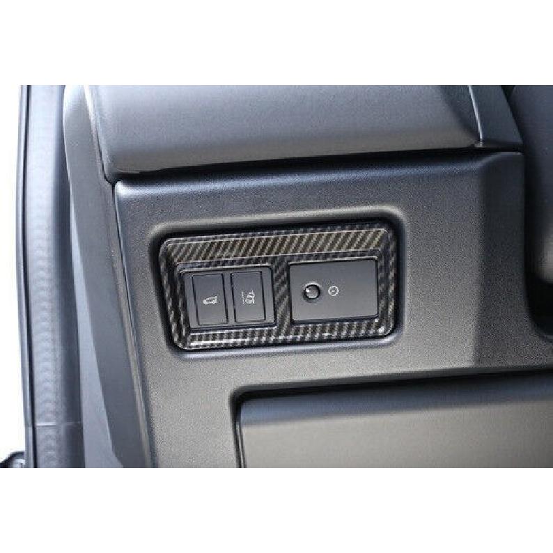 Carbon Fiber Back Door Tailgate Switch Frame 1PCS For Range Rover Sport 16~2022