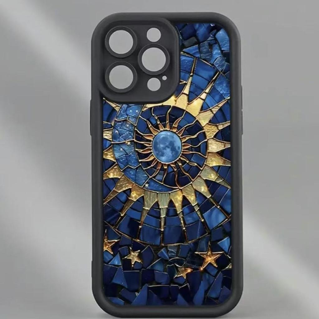 Cosmic eye for iphone16pro mobile phone case Apple 15 anti-drop 14 European and American 13promax new 12x