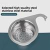 Stainless Steel Swan-shaped Sink Litter Strainer Basket Kitchen Corner Filter Basket Sink Household Drain Basket Rack Hooking