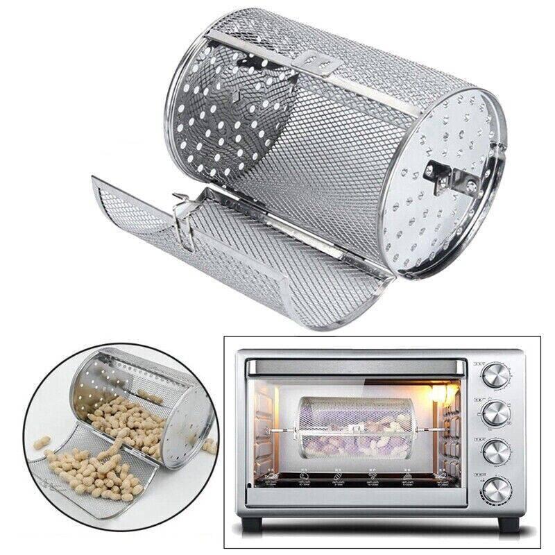 Frityrkoker Air Rotisserie Ovn Kurv Kjøkken Universell Grill Stekeovn Avtakbar