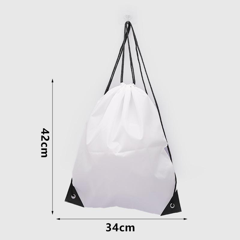 Bolsa de Gimnasio con Cordón para Exterior Mujer Hombre Bolsas con Cuerda Almacenamiento Ropa Zapatos Piscina Embalaje Impermeable Bolsillo Fitness Unisex