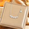 Exquisite 18K Gold-Plated Titanium Steel Necklace - Women's Clavicle Chain Jewelry, Fade-Resistant