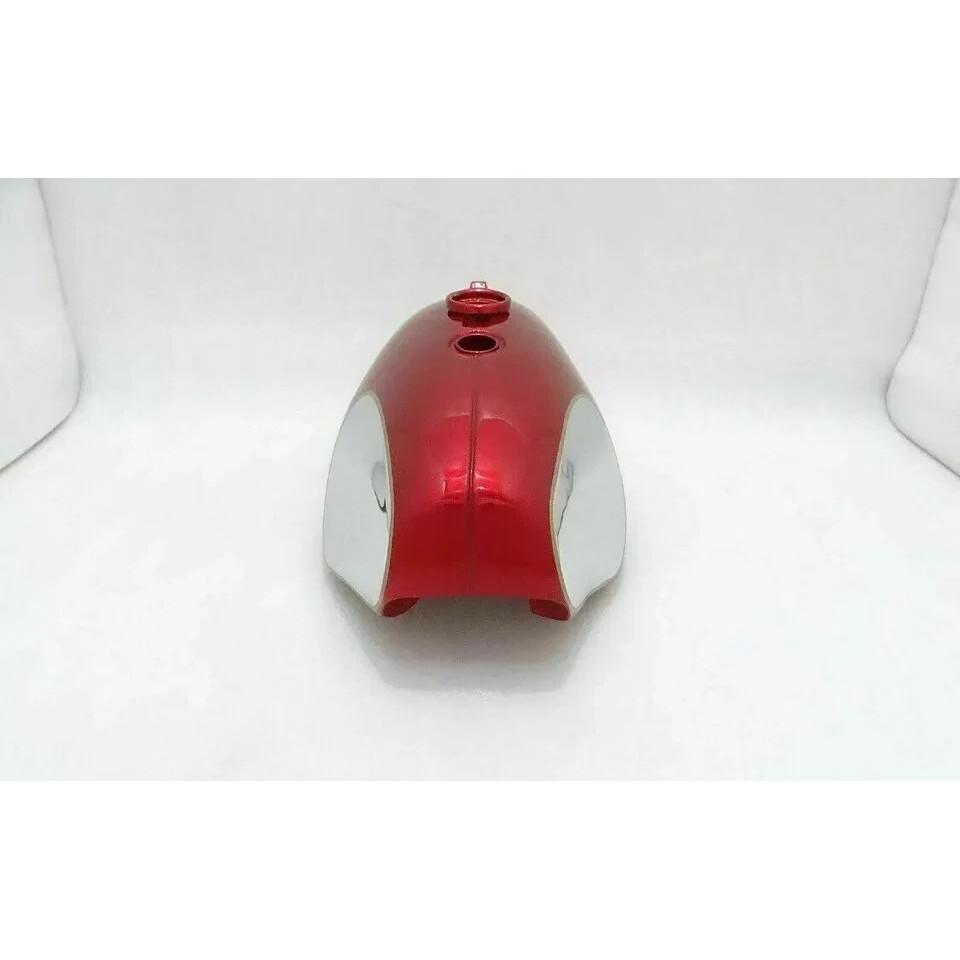 BSA A65 SPITFIRE, FIREBIRD POLISH & RED PAINTED ALLOY FUEL TANK 1960'S |Fit For