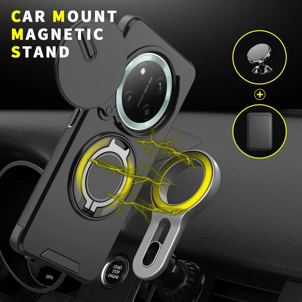 For Honor Mgaic 7 Lite X9C Case Armor Slide Camera Lens Protection Phone Case For Redmy Note14 Note14pro Plus 5G Back Cover