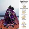 1pc, Happy Halloween Home Decor Gift: Cozy Flannel Blanket for Bedroom, Living Room, Travel, Camping, Car