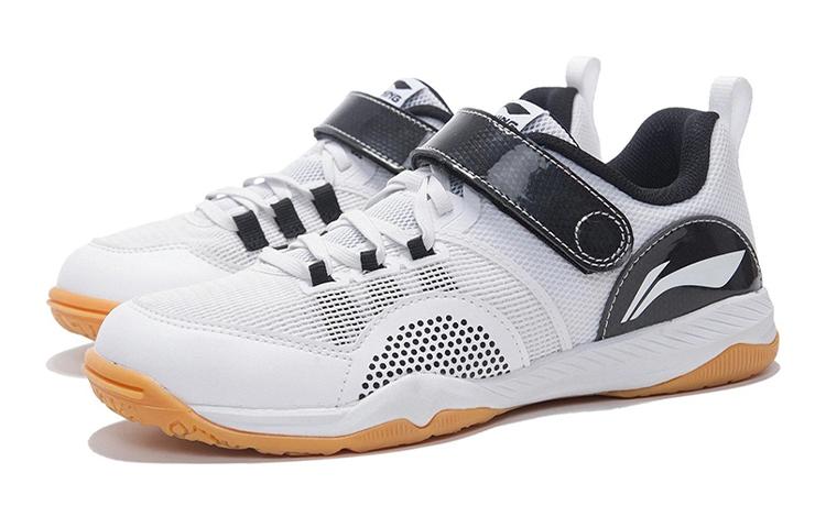 Li Ning Cushioning Slip Resistant Abrasion Resistant Breathable Low top Kids' Training Shoes Teenagers APTS006-2
