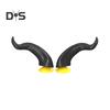 1 Pair Motorcycle Helmet Devil Horn Decoration Suction Cup Scooter Bicycle Motorbike Skateboarding Helmet Decorative Cow Horn Helmet Accessories