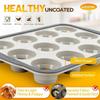 Baking Cupcake Pan Foldable Baking Pan Easy Clean Muffin Pan Flexible Under Heat