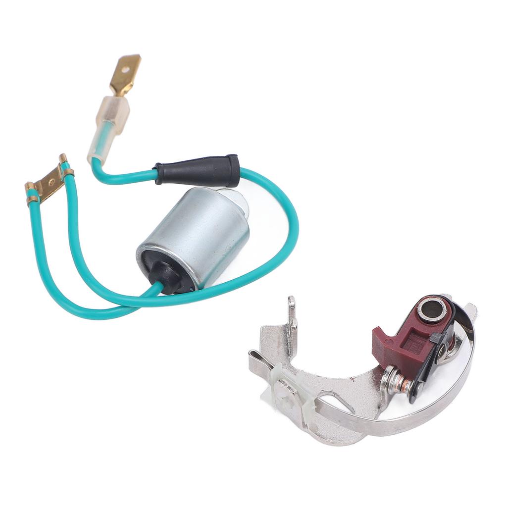 Kit de Puntos y Condensador para Distribuidor Construcción Metálica Kit Profesional de Puntos de Distribuidor Reemplazo para Lucas 43D