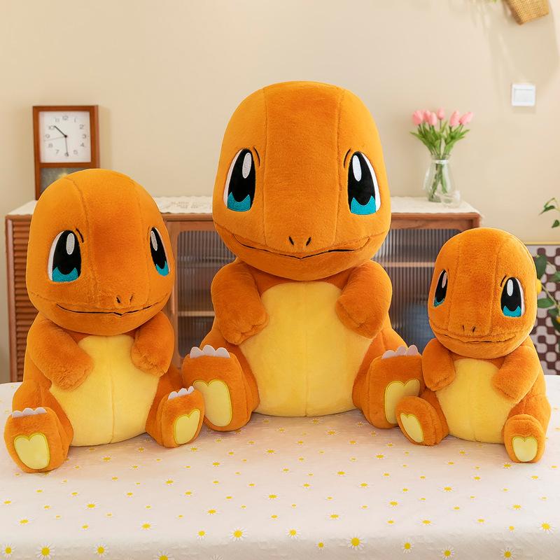 Popular Small Fire Dragon Doll Pokémon Series Plush Toy Children Play Doll