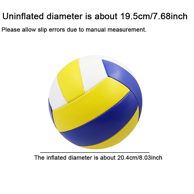 1PC No.5 PVC Professional Volleyball for Beach Outdoor & Indoor Training Competition Game Ball