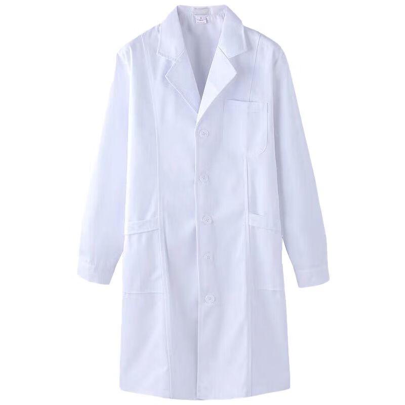 Ansijie Unisex Short/Long Sleeve Lab Coat