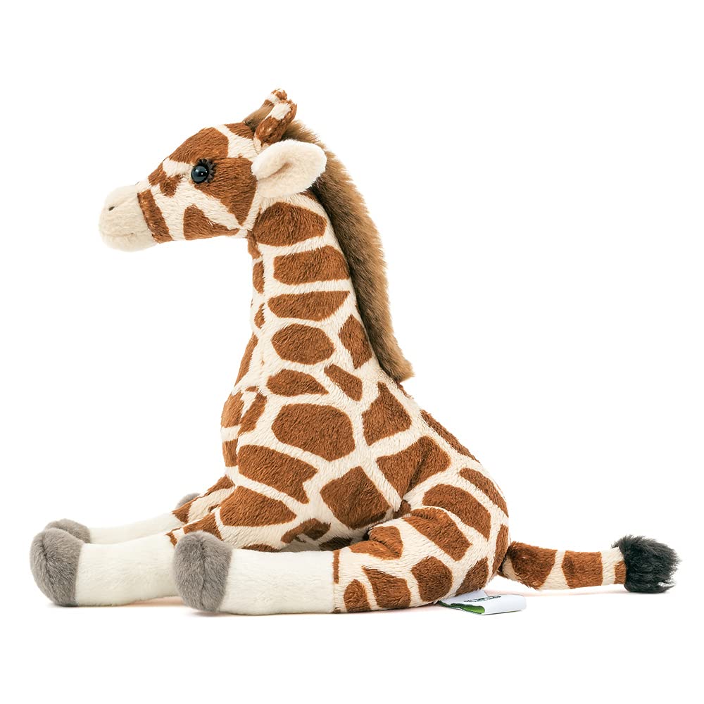 Calorata Giraffe Plush Toy (Sitting SeriesSoft Touch) Realistic Animal Toy Doll Gift Present Birthday (Twice Tested)  Christmas Present