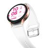 Fashion for Samsung Galaxy Watch FE 40mm Glacier Clear Two Color Silicone Watch Band