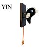 Rustic Entryway Decoration Wooden Woodpecker Door Knocker, Knocker with Pull Rope, Unique Housewarming Gifts Handmade Cute Doorbell for Shop