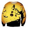 Autumn Winter 3D Printed Halloween Pumpkin Head Pattern Hoodie Fashionable Loose Large Casual Pullover Top Pullovers & Long Sleeves Men’s