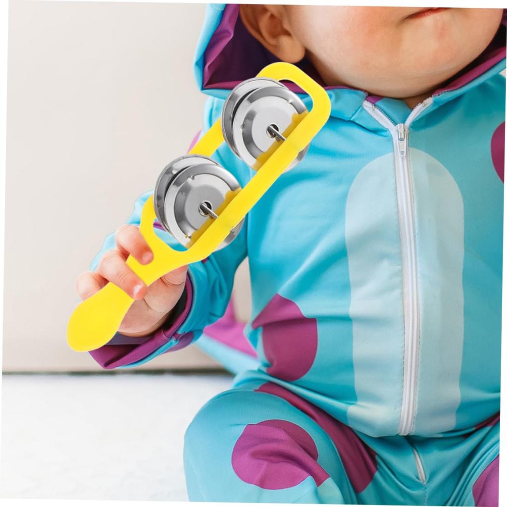 STOBOK Sleigh Bells, 12-Piece Hand Bell Set for Kids, Perfect for Parties, Performances, Daycare, Music Classes, Events, and as a Gift