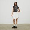New MLB Preppy Style Collection Los Angeles Dodgers SS24 Casual Short Skirts Women's Cream 3FSKV0143-07CRS