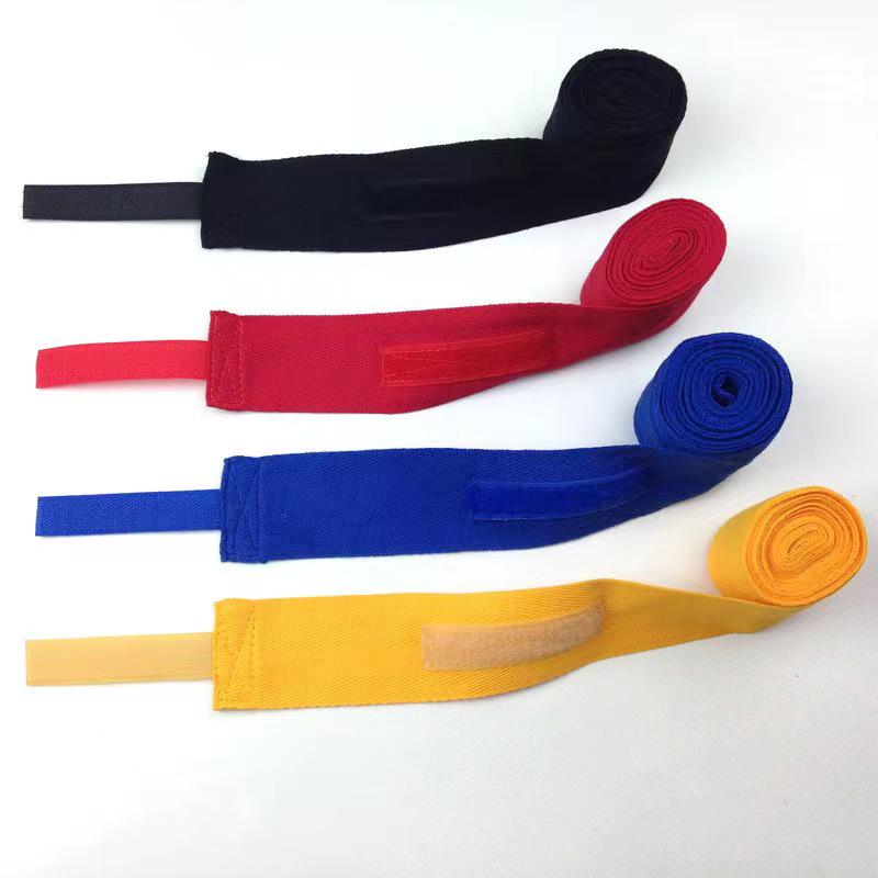 Pro Training Cotton Boxing Wraps - Elastic Hand Protectors & Resistance Bands