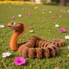 3D Printed Snake Toy Flexible Articulated Snake Fidget Toy Collectible Fake Animal Model Ornament for Home Office