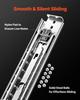 1 Pair 18-60 in Soft-Close Drawer Slides Ball Bearing Full Extension