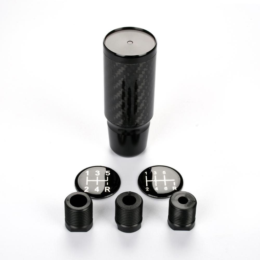 Universal Manual Shift Lever Shifter Adapter Car 5-speed Metal Aluminum Shift Knob чёрный