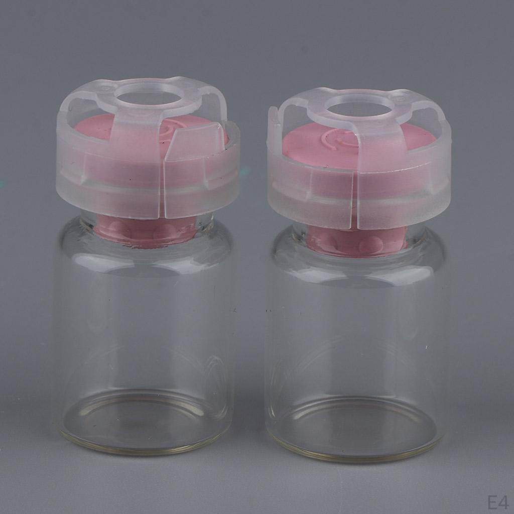 20 PCS Small Mini Transparent Jars Little Bottles With Stoppers