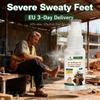 Compact Botanical Foot Spray - Travel-Ready & Sweat Reduction | No Spill