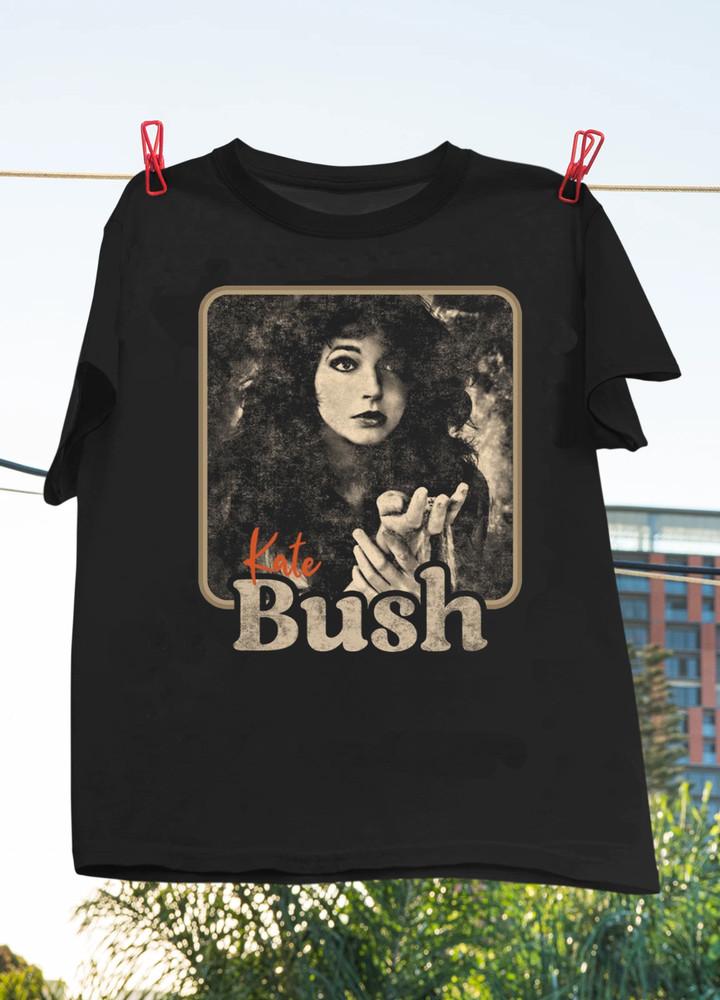 

Retro Vintage 70s Kate Bush S4XL Cotton TShirt Men#039s NZ638 Unisex T-Shirt M