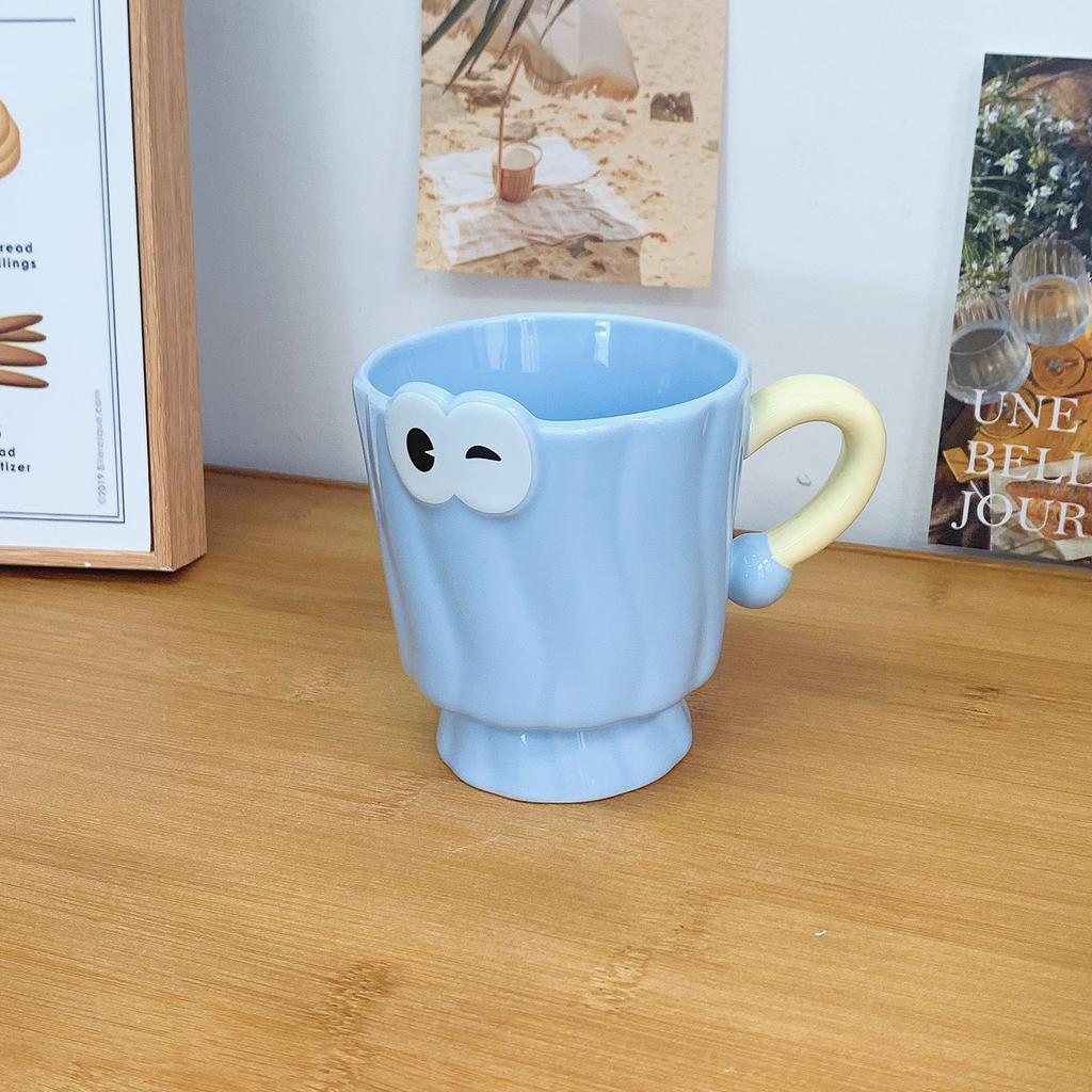 Mug with High Appearance and Cute Goblet Cup Ceramic Girl's Heart Cup for Home Use To Give Birthday Gifts To Girls' Best Friend