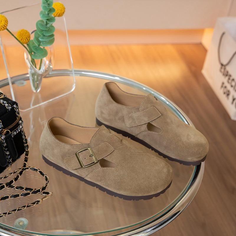 Women's Spring New Retro Ugly Cute Beanie Shoes, Pregnant Women Soft-soled Lazy Boken Shoes