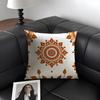 Bohemian Style Cushion Cover Natural Linen Organic Fabric Double-Sided Printing Sofa Home Decor Gift Pillow Case