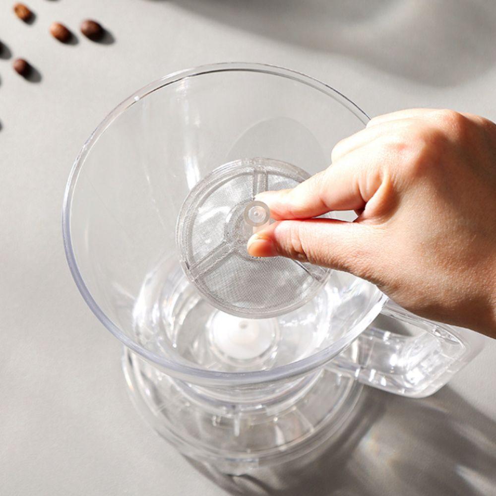 PC Pour Over Coffee Dripper Filter Paper Free Coffee Filter Cup Convenient Coffee Brewer Pot  Tea