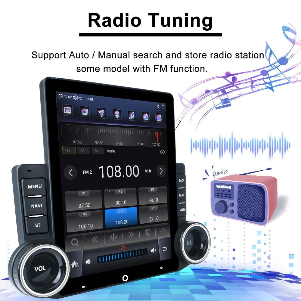 Android 9,7" Vertical Style IPS Bildschirm Autoradio GPS Navigation Multimedia Player