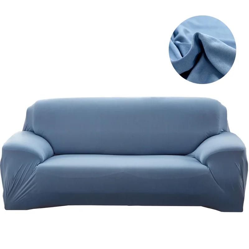 Solid Stretch Sofa Cover Tight Wrap All-Inclusive Sofa Cover For Living Room Funda Sofa Couch Cover Armchair Cove Elastic Plain