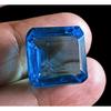 16+ Ct Natural London Blue Topaz Square Cut AAA Certified Loose Gemstone