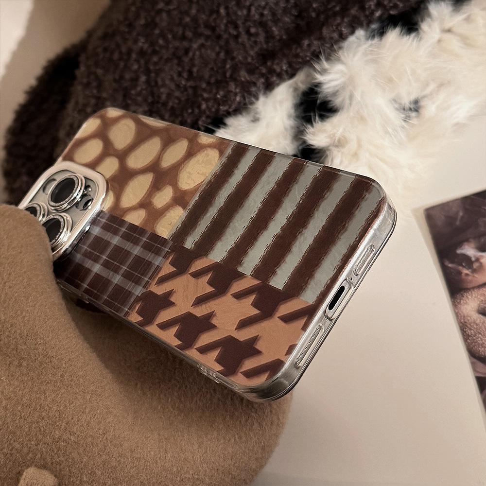 Retro Colorful Leopard Print Phone Case Compatible and Suitable for iPhone 16 15 14 13/12/11promax /xsmax/xr 7/8plusSE